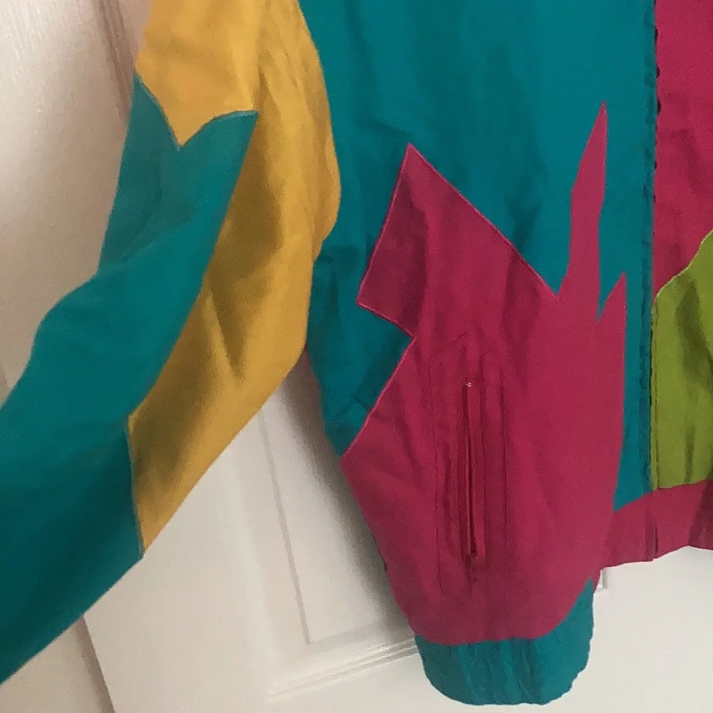 Vintage Retro 80’s Zip-up Jacket - Picture 5 of 7